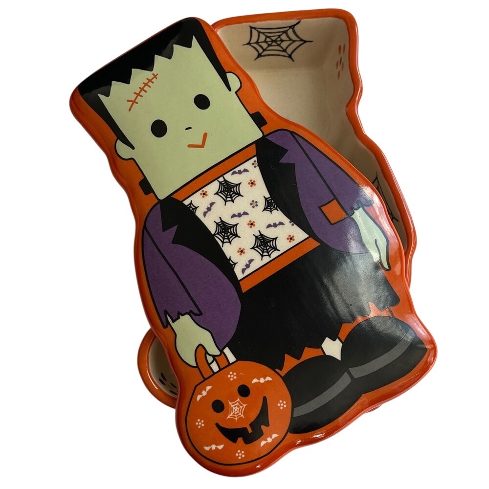 Temptations‎ Old World Boofetti Frankenstein Halloween Candy Dish Ramekin